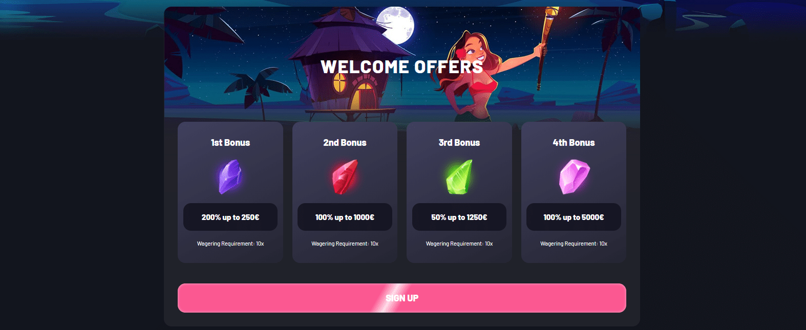 seven casino - welcome offer
