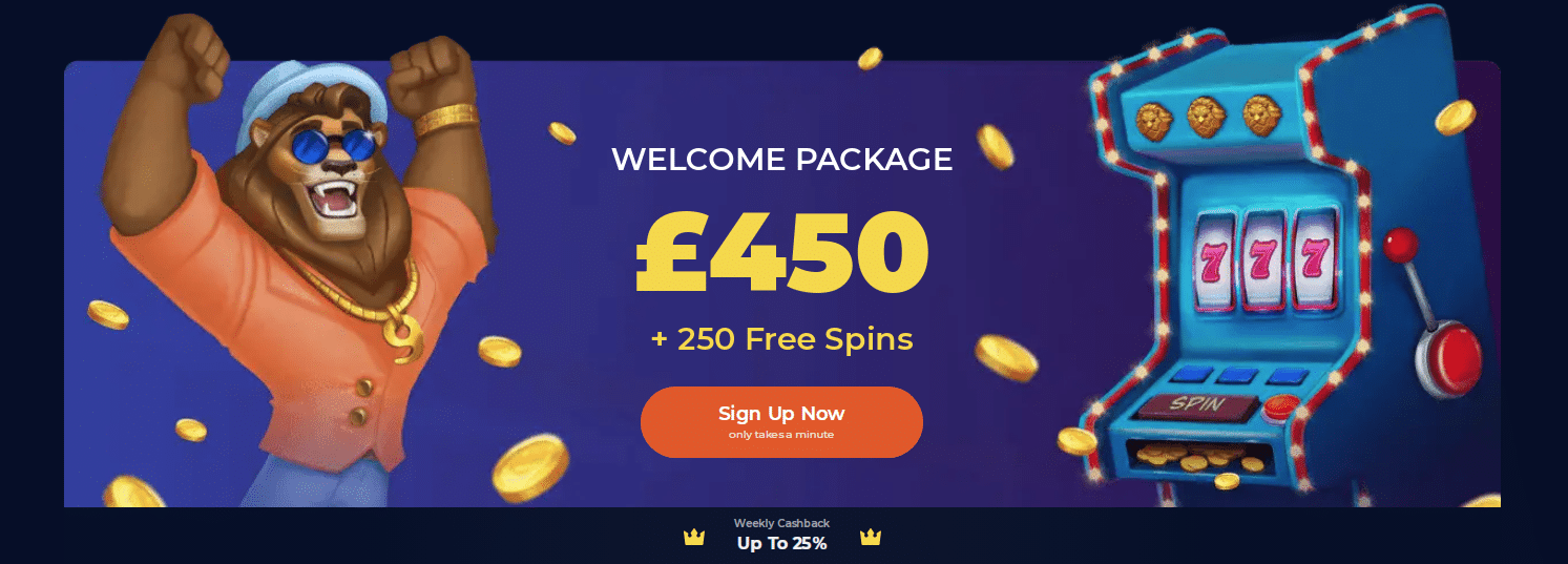 Nine Casino Welcome package